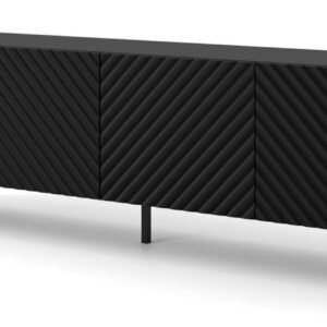 ARTBm Tv stolík SURF 200 | 4D Prevedenie: Čierny mat / čierne nohy