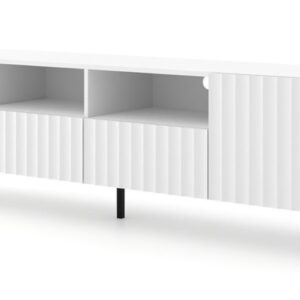 ARTBm Tv stolík WAVE 200 | 2D2S Prevedenie: Biela mat / čierne nohy