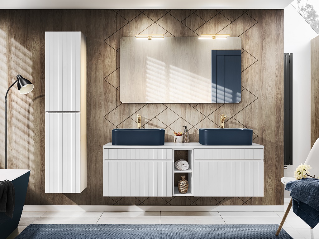 ArtCom Regál do kúpeľne ICONIC White 81-01 – Obrázok 2