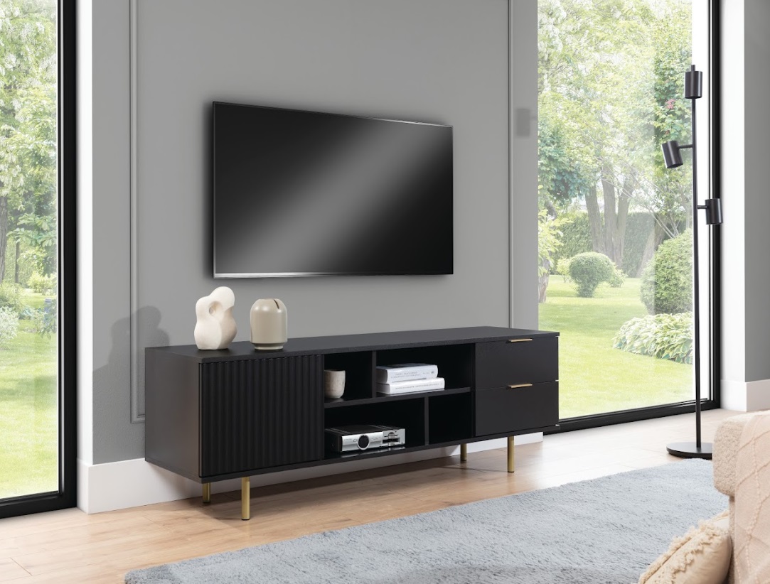ArtGiB TV stolík NUBIA NB-06 | čierna – Obrázok 4