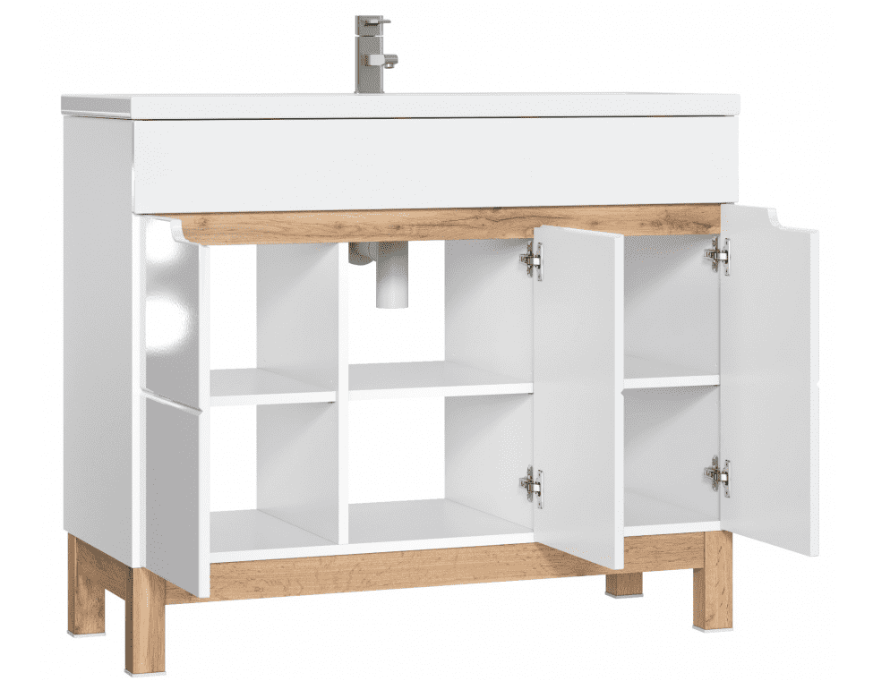 ArtCom Skrinka pod umývadlo BALI White 825 | 100 cm – Obrázok 4