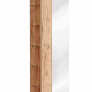 ArtCom Vysoká skrinka do kúpeľne so zrkadlom CAPRI Oak 803