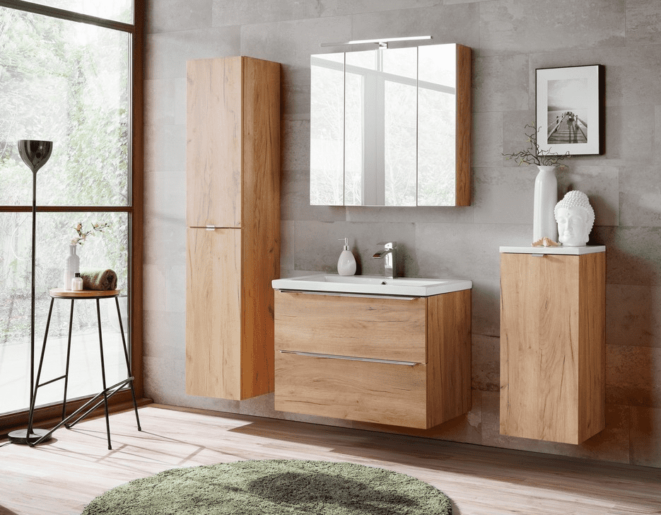 ArtCom Závesná skrinka do kúpeľne CAPRI Oak 811 – Obrázok 5