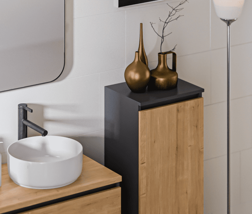 ArtCom Skrinka pod umývadlo MONAKO Grey Oak 820 | 60 cm – Obrázok 3
