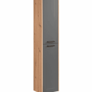 ArtCom Vysoká skrinka do kúpeľne MADERA Grey 800