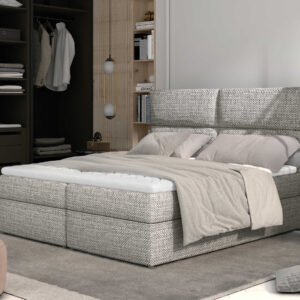 ArtElta Manželská posteľ AMBER Boxspring | 160 x 200 cm Farebné prevedenie AMBER: Berlin 01