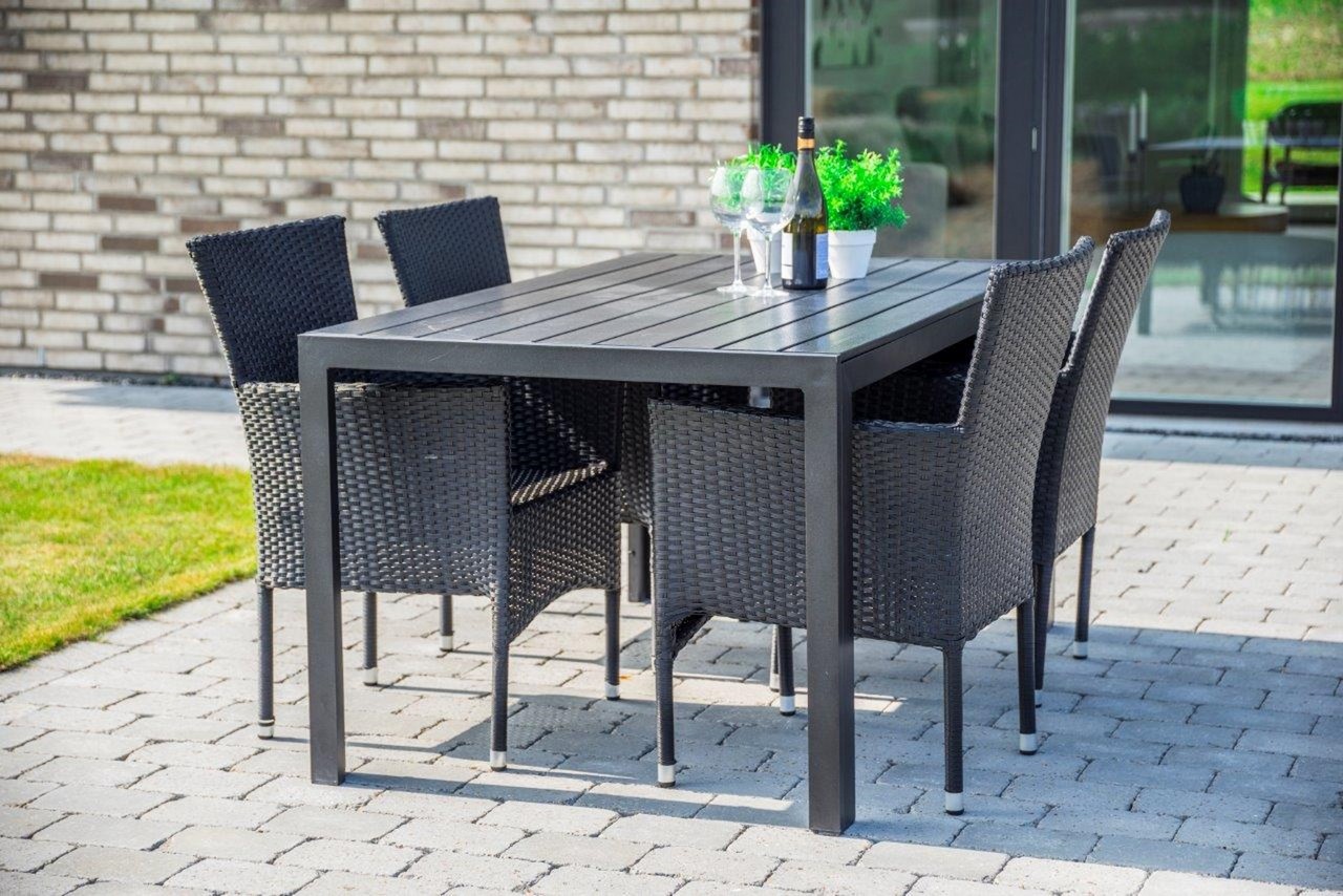 Elvisia Záhradné kreslo VERDE | antracit – Obrázok 8