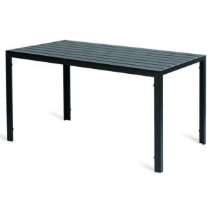 Elvisia Záhradný hliníkový stôl ELARA | antracit 90 x 205 cm
