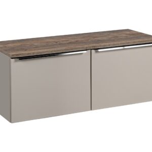 ArtCom Kúpeľňová skrinka s doskou SANTA Fe Taupe D120/1 | 120 cm
