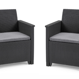 KETER Kreslá ALODIA DUO | grafit