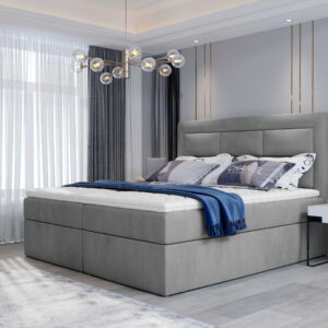 ArtElta Manželská posteľ VIVRE Boxspring | 160 x 200 cm Farba VIVRE: Monolith 84