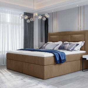 ArtElta Manželská posteľ VIVRE Boxspring | 160 x 200 cm Farba VIVRE: Monolith 09