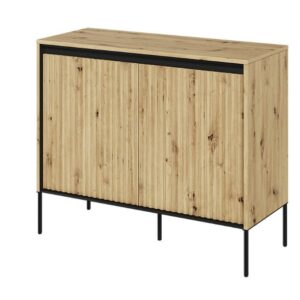 Dig-net nábytok Komoda SWING TR-02 s LED osvetlením | dub artisan