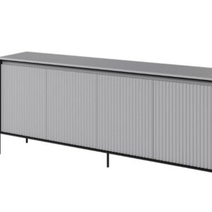 Dig-net nábytok Komoda SWING TR-04 s LED osvetlením | sivá