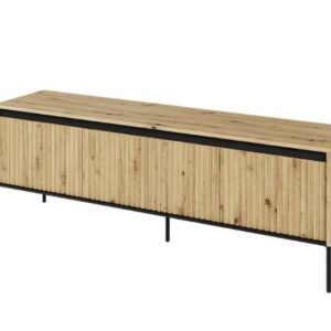 Dig-net nábytok TV stolík SWING TR-05 s LED osvetlením | dub artisan