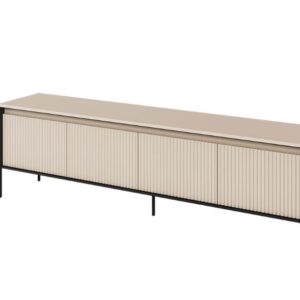 Dig-net nábytok TV stolík SWING TR-06 s LED osvetlením | béžová
