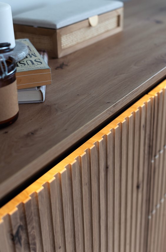 Dig-net nábytok TV stolík SWING TR-06 s LED osvetlením | dub artisan – Obrázok 8