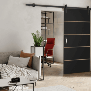 KIER Posuvné dvere LORNI PLUS | 90 cm Farba: Čierna