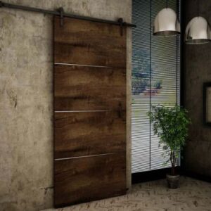 KIER Posuvné dvere RETRO PLUS | 100 cm Farba: jaseň tmavý