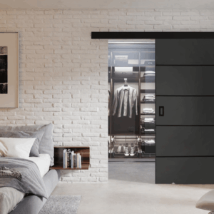 KIER Posuvné dvere WERDI PLUS | 80 cm Farba: Čierna