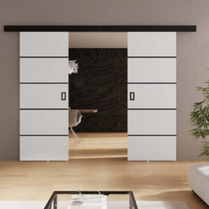 KIER Posuvné dvere WERDI DUO PLUS | 212 cm Farba: Biela