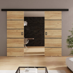 KIER Posuvné dvere WERDI DUO PLUS | 212 cm Farba: Dub craft zlatý