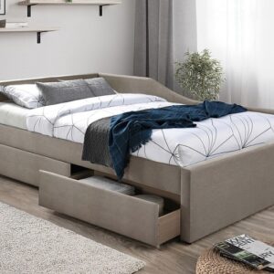 Signal Posteľ ELIOT Velvet 120 x 200 cm | béžová