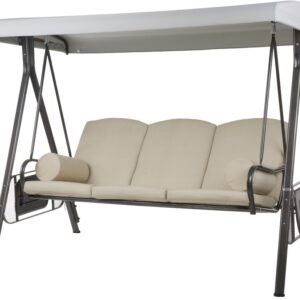 ArtRoja Kovová záhradná hojdačka SALERNO | béžová