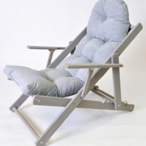 ArtRoja Záhradné lehátko BORNEO | sivá