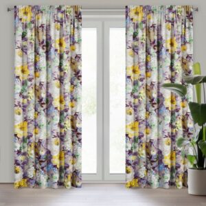 ArtFir Záves AMELIE P | béžová/žltá 140 x 270 cm