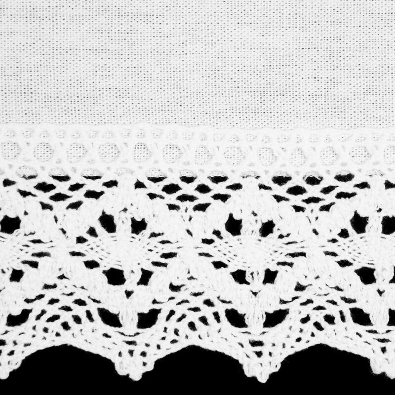 ArtFir Krátka záclona CLARIE P | biela 150 x 30 cm – Obrázok 2