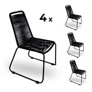 Elvisia Záhradné stoličky ENIGMA | 4 kusy