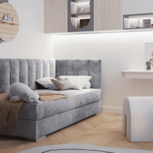ArtBed Detská posteľ COIMBRA III | sivá 90 x 200 cm Prevedenie: pravé