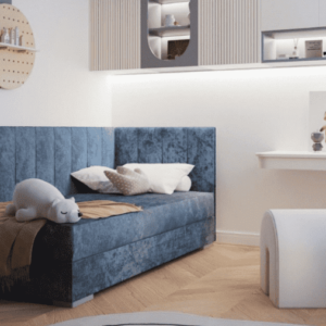 ArtBed Detská posteľ COIMBRA III | modrá 90 x 200 cm Prevedenie: pravé