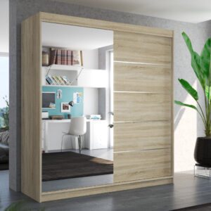 ArtAdrk Šatníková skriňa OLIVER | dub sonoma 200 cm