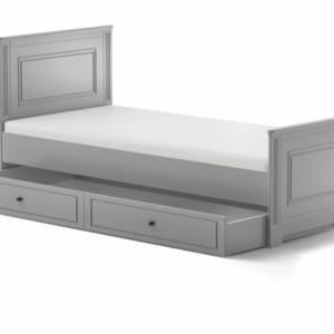 ArtBel Detská posteľ INES | sivá 90 x 200 cm