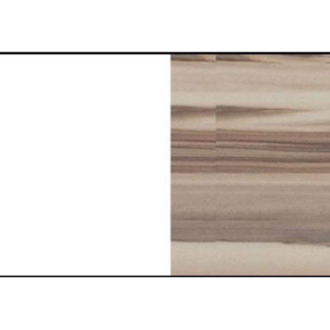 Meblar  Zrkadlo MORENA Farba: Biela / orech baltimore