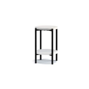 ArtGiB Príručný stolík SIGMA D SM-04 | biely mat