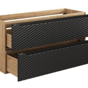 ArtCom Skrinka pod umývadlo OCEAN Black 82-120-2S | 120 cm