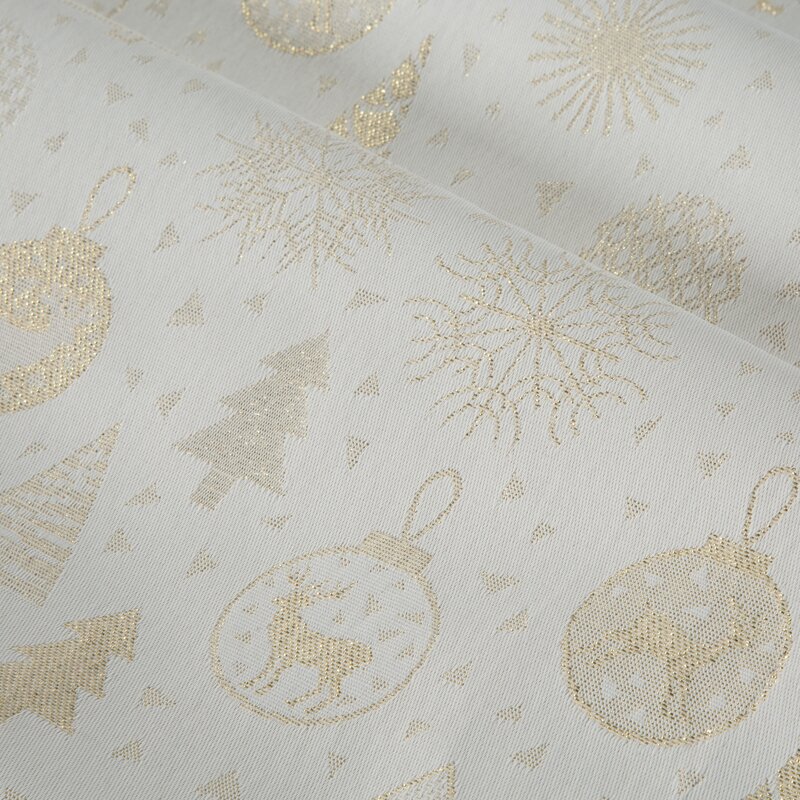 ArtFir Vianočný obrus FLASH 14 | krémová 135 x 180 cm – Obrázok 3