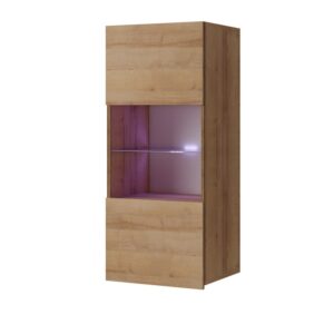 ArtGiB Závesná vitrína CALABRINI C-16 | dub zlatý