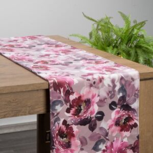 ArtFir Behúň VELVET 1 | púdrovoružová 35 x 180 cm