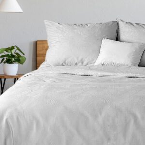 ArtFir Obliečky na dvojlôžko DAMASK 01 | biela 160 x 200 cm