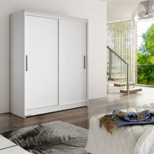 ArtAdrk Šatníková skriňa DENVER DV01 | biela 150 cm