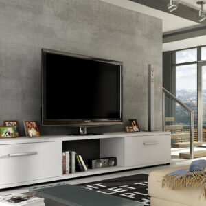 ArtAdrk TV stolík ARIDEA AR02 | biely mat