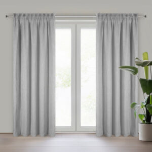 ArtFir Záves JUDITH P | strieborná 140 x 300 cm