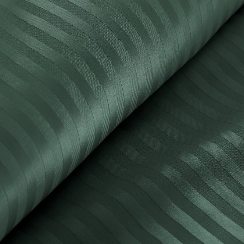 ArtFir Saténové obliečky na jednolôžko VERA | tmavozelená 140 x 200 cm – Obrázok 4