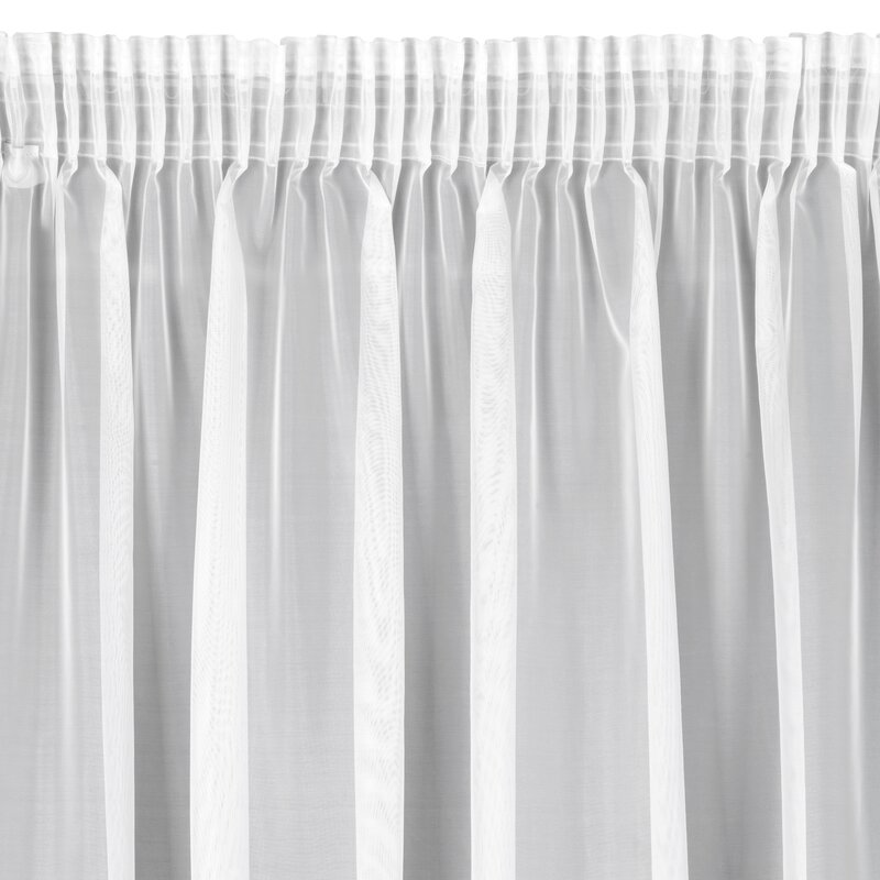ArtFir Záclona LUCY P | biela 140 x 270 cm – Obrázok 3
