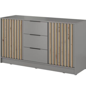 ArtPS Komoda KELLY 3D | sivá