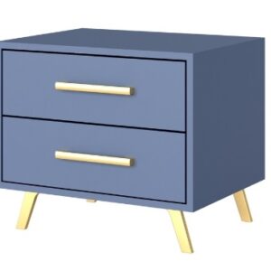 ArtStol Nočný stolík BALI | modrá